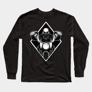 Skeleton biker Long Sleeve T-Shirt